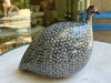 Ceramic Hand Painted Pintades Small Blue Spotted Cobalt