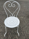 French White Bistro Chair