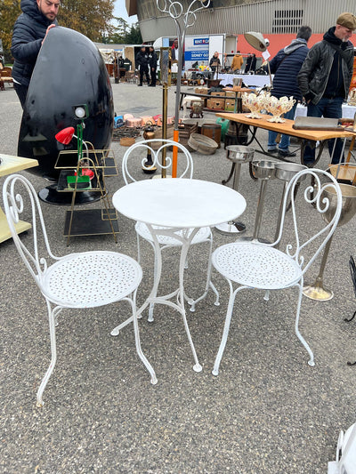 French White Bistro Chair