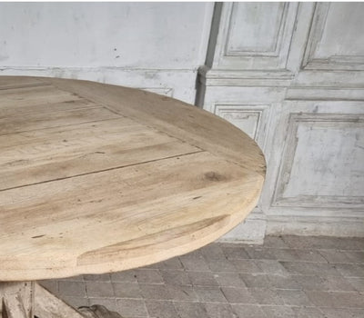 French Bleached Oak Table - In Store