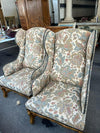 Vintage French Wingback Chairs