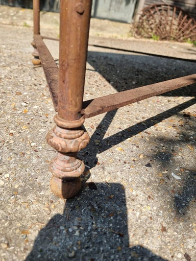 19th Century French Forged Iron table - in store