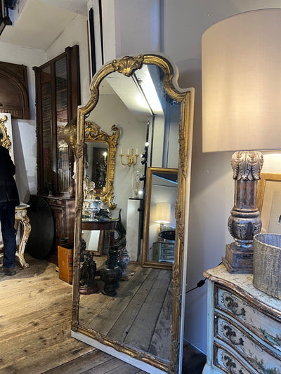 18th Century French Boisserie Mirror