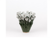 Tulipa Vase LEAF/WHITE V25