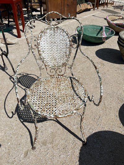 Lot 107 18th Century Outdoor chairs SOLD
