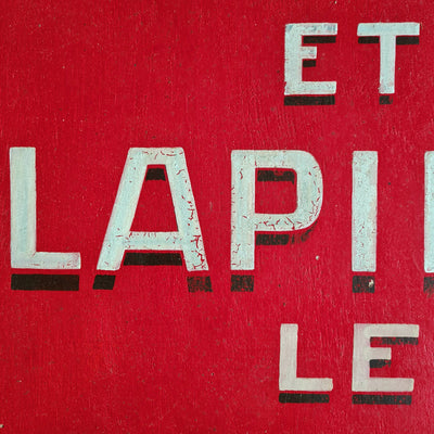 FRENCH ADVERTISING SIGNAGE *SOLD*