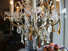 French 1940s Beaded Chandelier