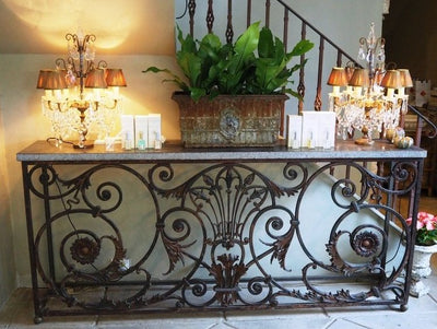 French Cast Iron Console SOLD