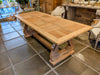 19th Century French Bleached Oak Table Lot 31