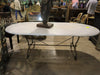 French marble dining table