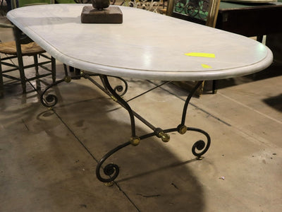 French marble dining table