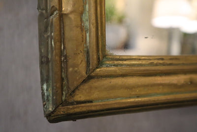 19th Century Brass Miroir de Bar