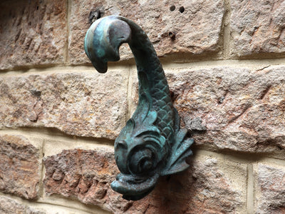 Bronze Koi Fish Spout