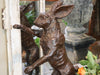 English Bronze Fighting hares