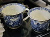 Pair of Antique Blue willow tea cups