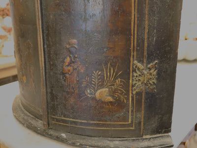 18th Century Black Lacquer Cupboard
