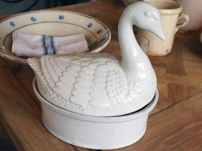 Ceramic Swan terrine SOLD