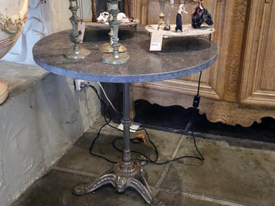 Bluestone Occasional Table with French Bronze base *SOLD*