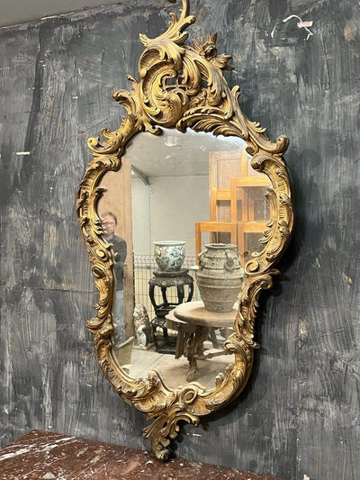 Lot 16 Rococo mirror