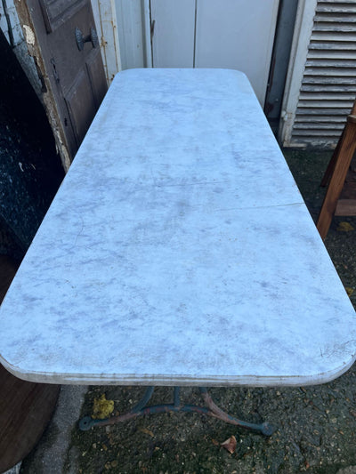 French Marble Bistro rectangular table SOLD