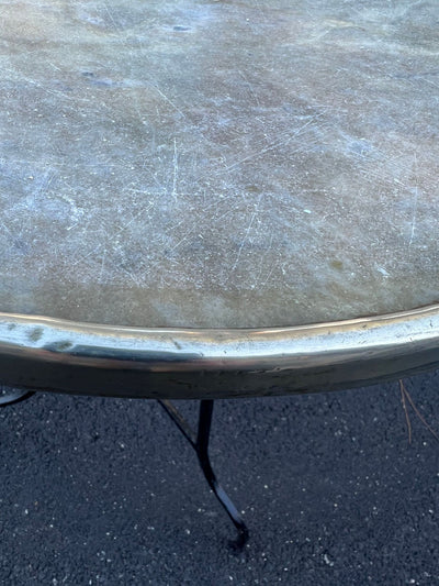 French Bistro Table with marble top