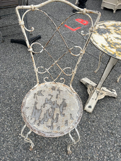 French Metal Bistro Set SOLD