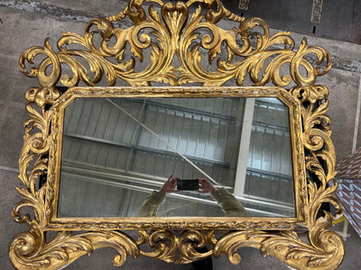 Baroque Italian 18th Century Gold Gilt Mirror SOLD