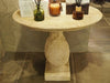 Oval French Limestone Tables