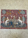 19th Century Lady and the Unicorn Tapestry SOLD