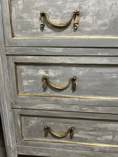 Gustavian Commode with fluted legs SOLD