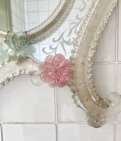 Rose Venetian Mirror SOLD