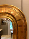 French Salon Mirror with Stripe Detail
