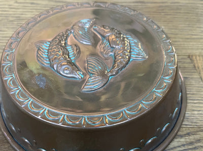 French Copper Mold Pisces SOLD