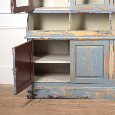 19th century French painted pine Grocery Dresser