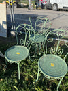 Lot 84 Mint green Bistro Chairs *SOLD*