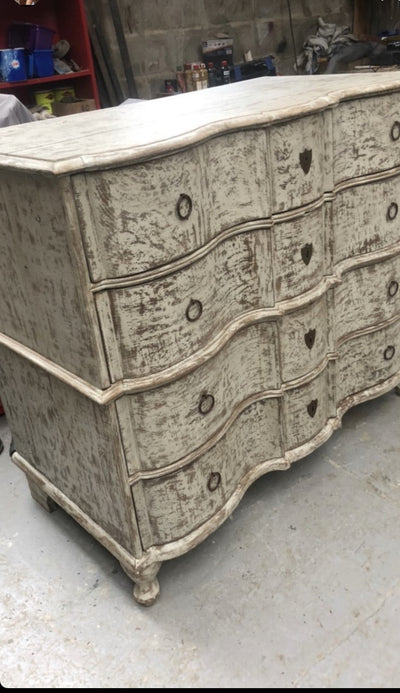 19th Century Swedish Serpentine Chest of Drawers SOLD