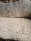 19th Century Linen Sofa *SOLD*