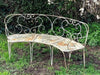 French Curved Metal Bench *SOLD*